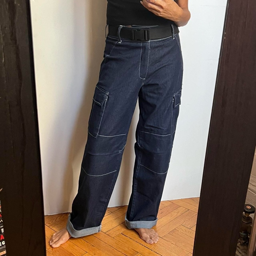 I.AM.GIA Dark Blue Cargo Pants